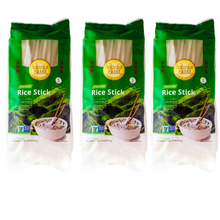 Load image into Gallery viewer, 3 Pack Asian Best Rice Stick Noodles - Four Elephant Packs (5MM)