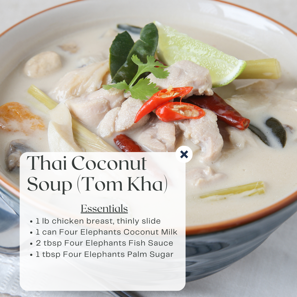 Thai Coconut Soup (Tom Kha Gai)