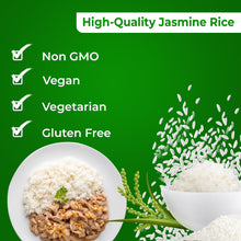 Load image into Gallery viewer, Four Elephants Premium 25 Pounds Jasmine Rice Certified Non-GMO
