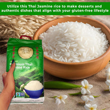 Load image into Gallery viewer, Four Elephants Premium 25 Pounds Jasmine Rice Certified Non-GMO
