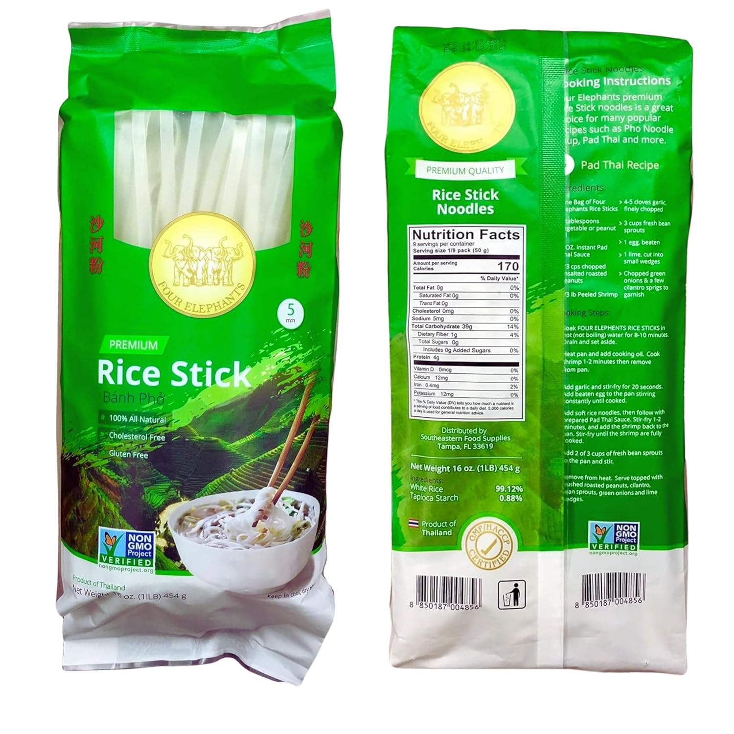 5MM Rice Stick Noodles – Four Elephants