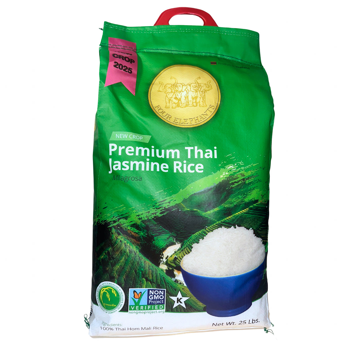 Best Jasmine Rice Brand Four Elephants Jasmine Rice - Made in Thailand