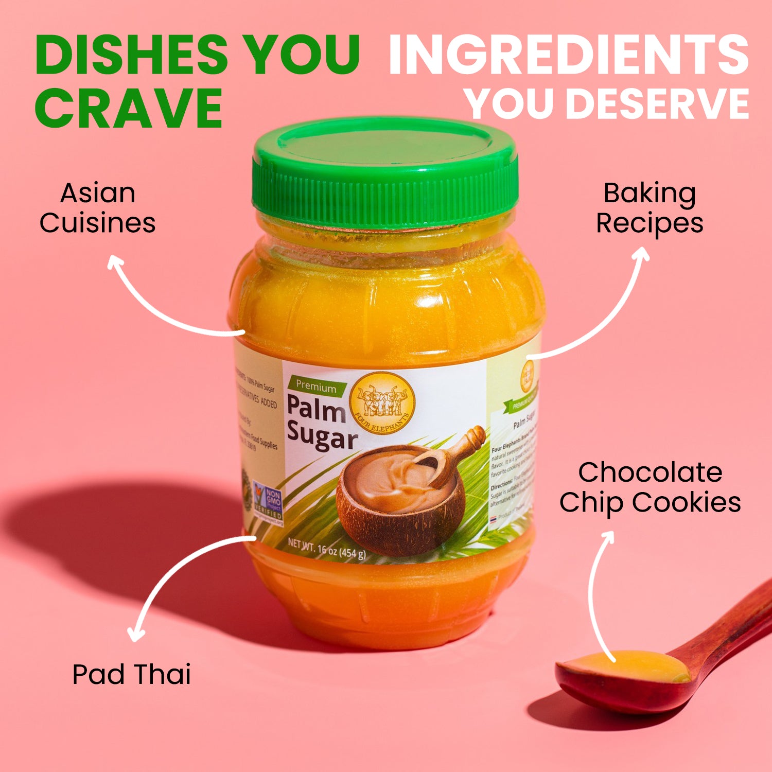 coconut palm sugar paste Palm Sugar Jar | Non GMO