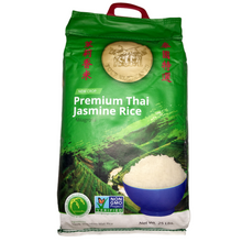 Load image into Gallery viewer, 25 Lbs Four Elephants Organic Jasmine Rice NON GMO Project Verified
