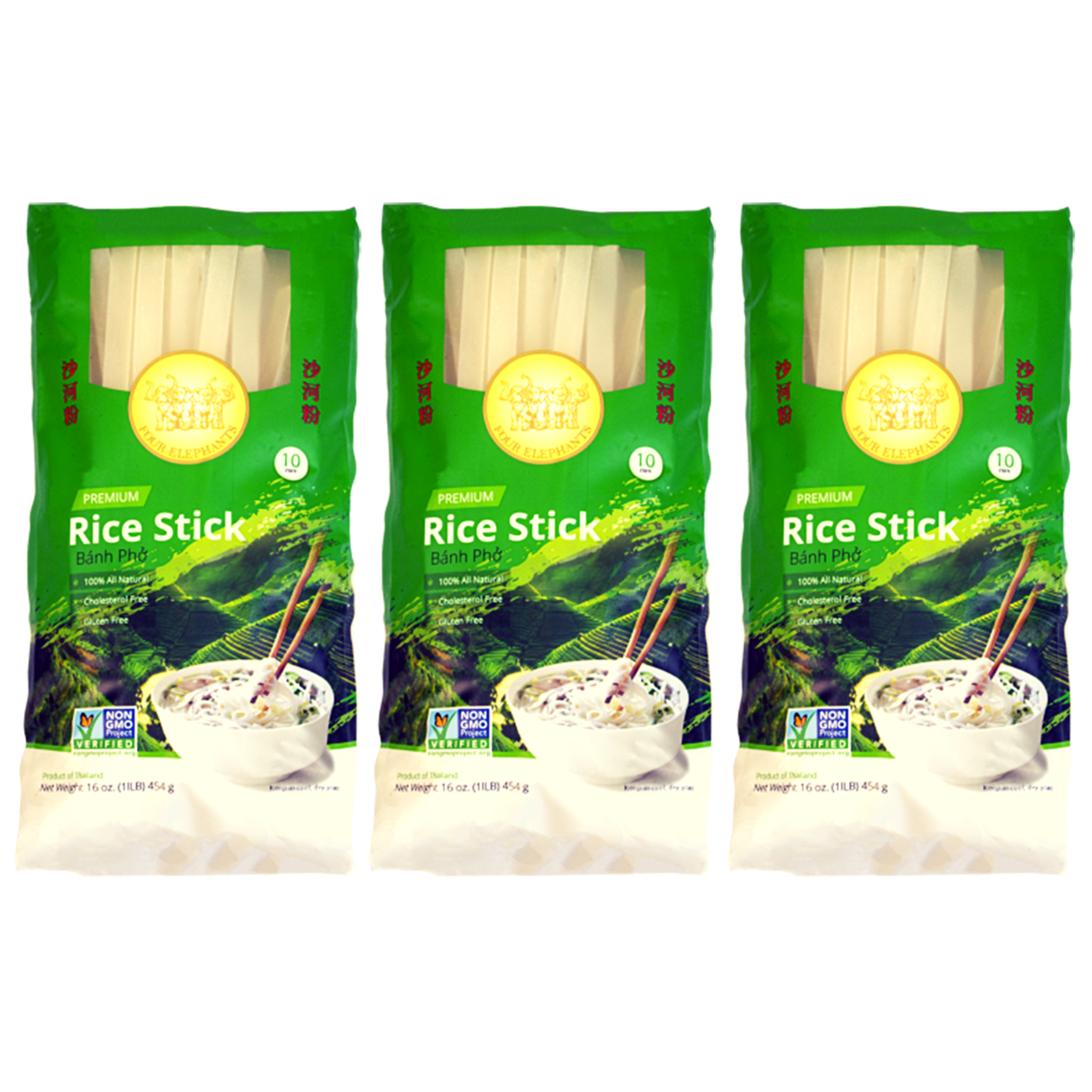 Asian Best Rice Stick Noodles - Four Elephant Packs – Four Elephants