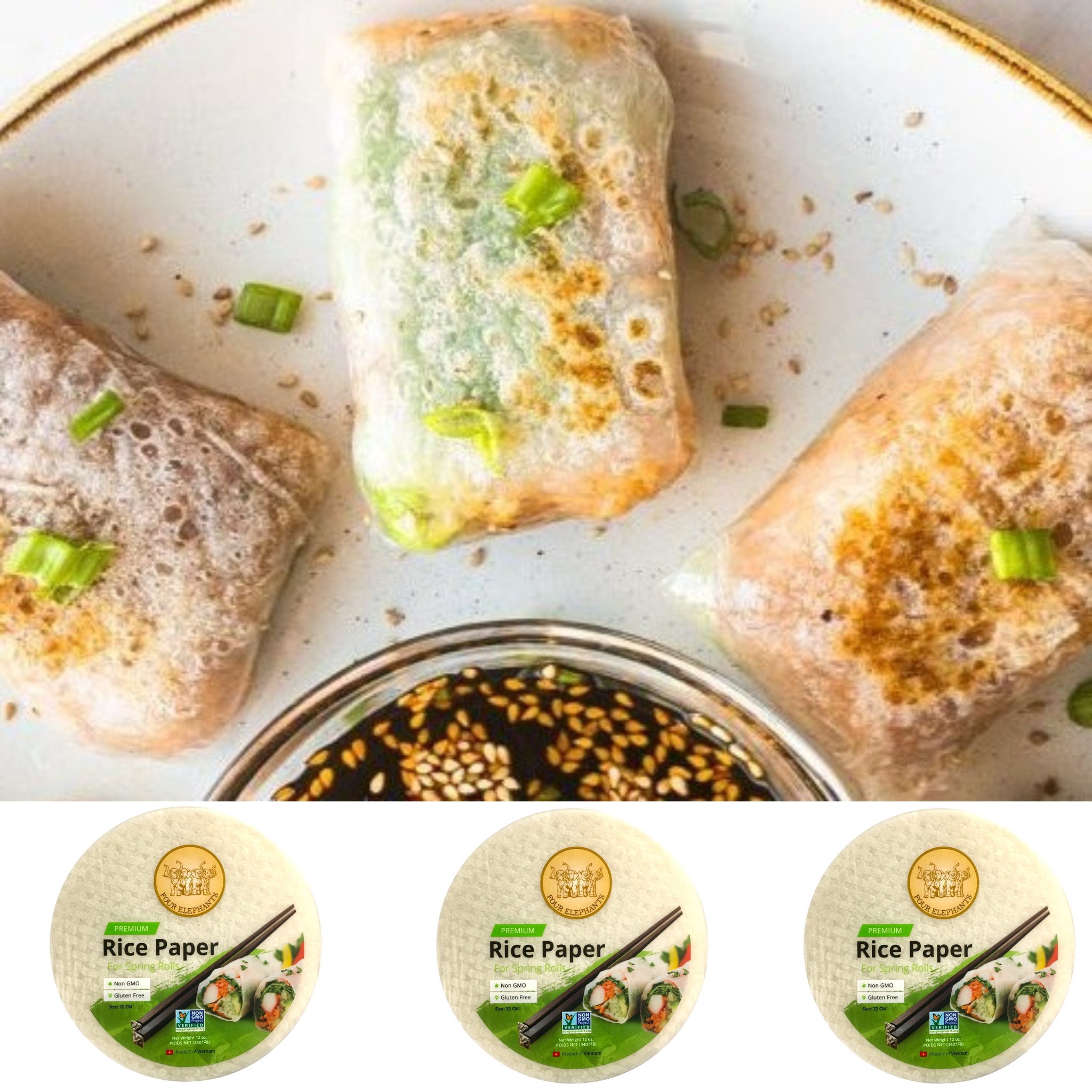 Shop Four Elephants Gluten Free Rice Paper Rolls