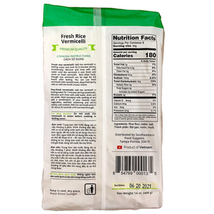 Fresh Non-GMO Rice Vermicelli (3 Pack) | fresh rice vermicelli noodles recipe 